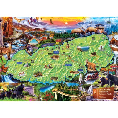 Puzzle Master-Pieces-72146 Parcs Nationaux - Great Smoky Mountains