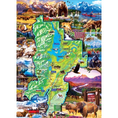 Puzzle Master-Pieces-72147 National Parks - Grand Teton National Park