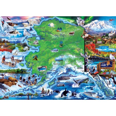 Puzzle Master-Pieces-72150 Nationalparks - Alaska