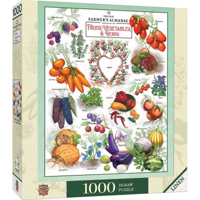 Puzzle Master-Pieces-72196 Fruits & Vegetables