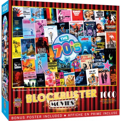 Puzzle Master-Pieces-72202 Blockbuster Movies - 70's