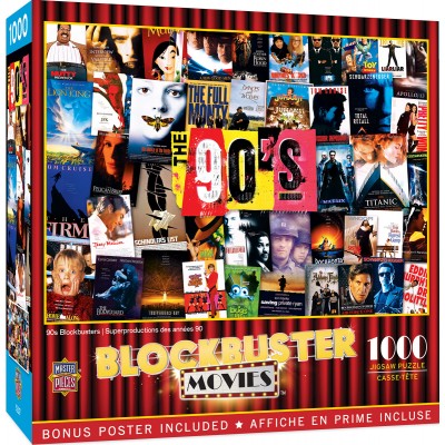 Puzzle Master-Pieces-72204 Blockbuster Movies - 90's