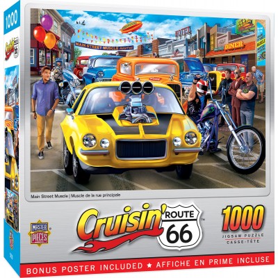 Puzzle Master-Pieces-72279 Main Street Muscle