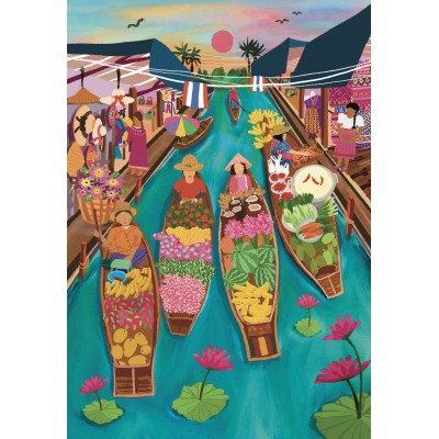 Puzzle Pieces-and-Peace-0136 Floating Market Thailand