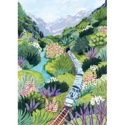Puzzle Pieces-Peace-F-00027 Voyage en Train