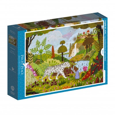 Puzzle Pieces-Peace-F-00044 White Tiger
