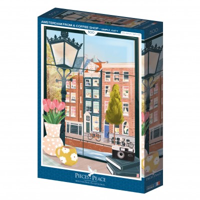 Puzzle Pieces-Peace-F-00084 Amsterdam from a Coffee Shop