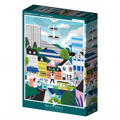 Puzzle Pieces-Peace-F-00098 Rennes City