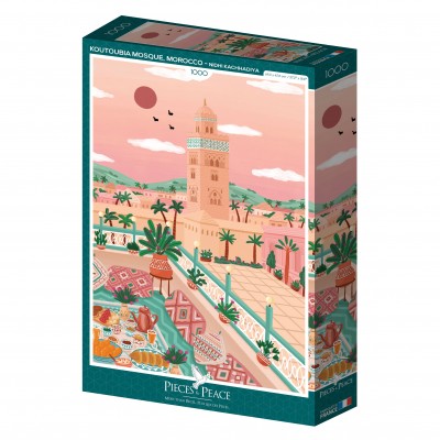 Puzzle Pieces-Peace-F-00110 Koutoubia-Moschee, Marokko