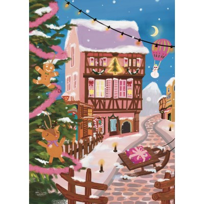 Puzzle Pieces-Peace-F-00133 Colmarer Weihnachtsmarkt