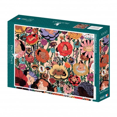 Puzzle Pieces-Peace-F-00152 Flower Women