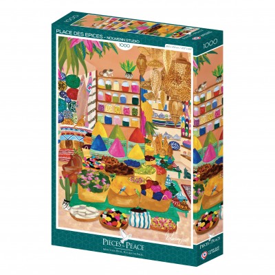 Puzzle Pieces-Peace-F-00167 Spice Square