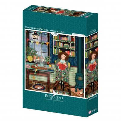 Puzzle Pieces-Peace-F-00175 Nähen und Lesen