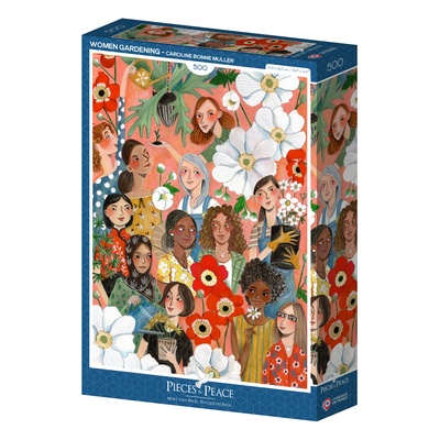 Puzzle Pieces-Peace-F-00208 Women Gardening