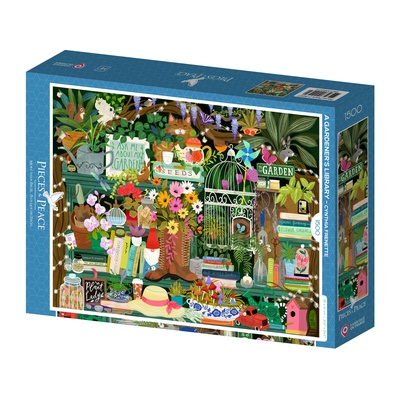 Puzzle Pieces-Peace-F-00227 Bibliothek des Gärtners