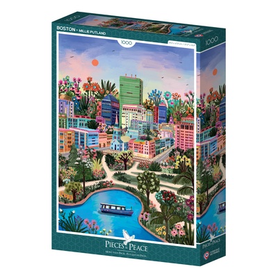 Puzzle Pieces-Peace-F-00235 Boston