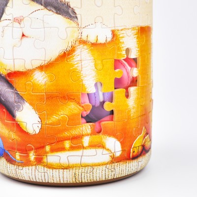 Pintoo-BA1002 3D Puzzle - Jar - Take a Nap