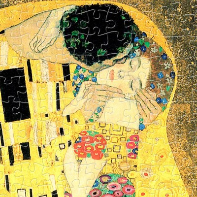 Pintoo-H1764 Puzzle aus Kunststoff - Klimt Gustav - The Kiss