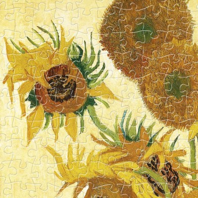 Pintoo-H1773 Puzzle aus Kunststoff - Van Gogh Vincent - Sunflowers, 1888