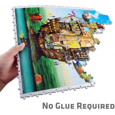 Pintoo-H1785 Puzzle en Plastique - Lakeside Village of Hallstatt, Austria