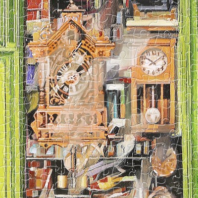 Pintoo-H1999 Puzzle aus Kunststoff - Guido Borelli - Clock Shop