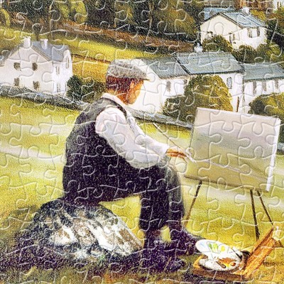 Pintoo-H2015 Puzzle aus Kunststoff - John O'Brien - Irish Landscape