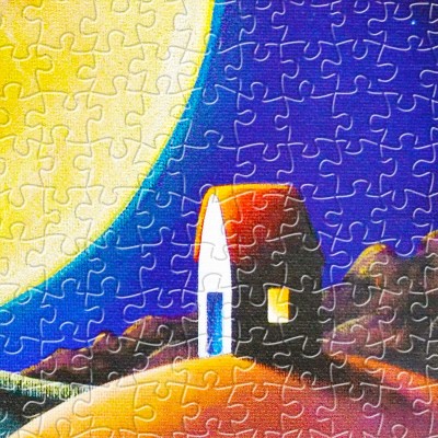 Pintoo-H2132 Puzzle aus Kunststoff - Darren Mundy - Golden Moon River