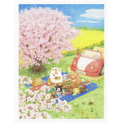 Puzzle Pintoo-H2221 ちっぷ - Cherry Blossom Picnic Day
