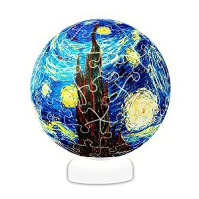 Pintoo-J1013 3D Puzzle - Sphere Light - Van Gogh