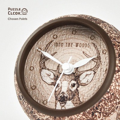 Pintoo-KC1007 3D Puzzle Clock - Into the Woods