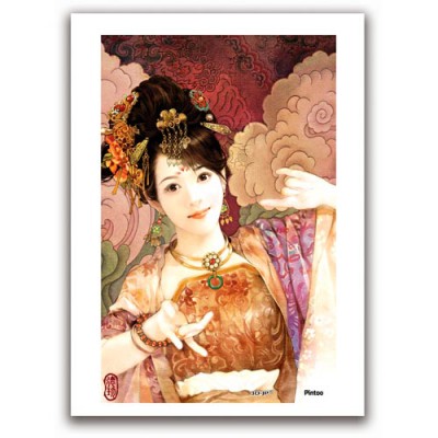 Pintoo-M1088 Plastic Puzzle - Derjen: Woman dancing