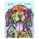 Puzzle aus Kunststoff - Dean Russo - Dog Is Love