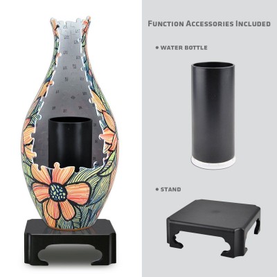 Pintoo-S1007 3D Puzzle Vase - Blumen
