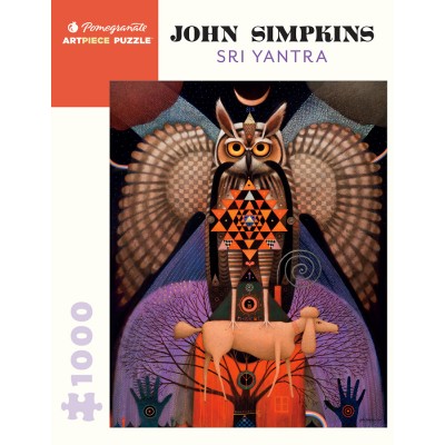 Puzzle Pomegranate-AA1094 John Simpkins - Sri Yantra