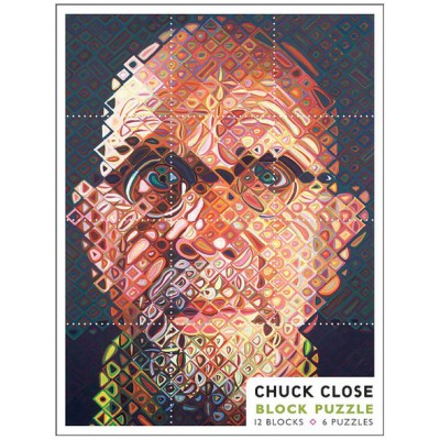 Puzzle Pomegranate-PB003 Chuck Close - 12 cubes for six self-portraits