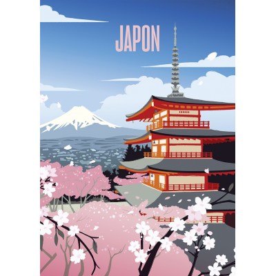 Puzzle Hachette-Puzzle-0009 Urlaubsträume Japan