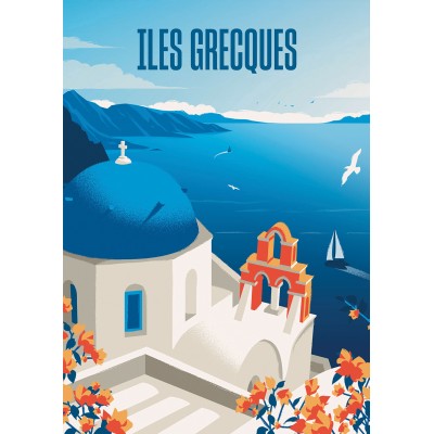 Puzzle Hachette-Puzzle-0010 Évasion Iles Grecques