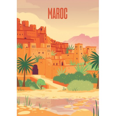 Puzzle Hachette-Puzzle-0011 Évasion Maroc