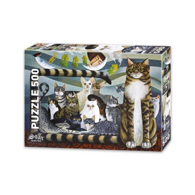 Puzzle Star-Puzzle-0622 Kitten Family