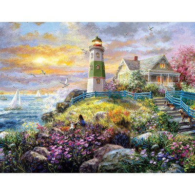 Puzzle Sunsout-19309 Nicky Boehme - A Lighthouse Memory