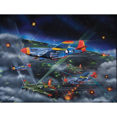 Puzzle Sunsout-21319 XXL Pieces - Night Fighters-The Tuskegee Airmen