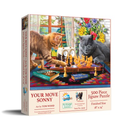 Puzzle Sunsout-23036 XXL Teile - Your Move Sonny