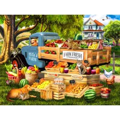 Puzzle Sunsout-28584 XXL Pieces - Millie's Fresh Produce