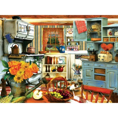 Puzzle Sunsout-28851 Tom Wood - Grandma's Country Kitchen