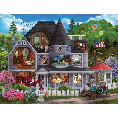 Puzzle Sunsout-29714 XXL Teile - Viktorianisches Haus