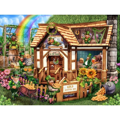 Puzzle Sunsout-29826 XXL Teile - Leprachaun House