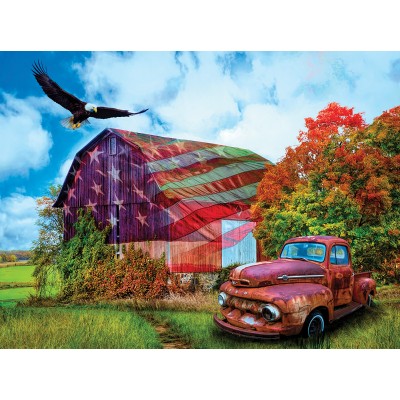 Puzzle Sunsout-30162 Prairies Patriotiques