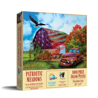 Puzzle Sunsout-30162 Prairies Patriotiques