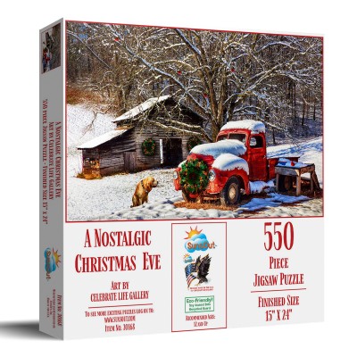 Puzzle Sunsout-30168 A Nostalgic Christmas Eve