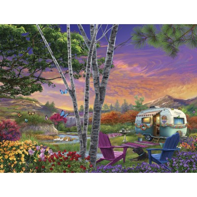 Puzzle Sunsout-31416 XXL Pieces - Parked in Paradise